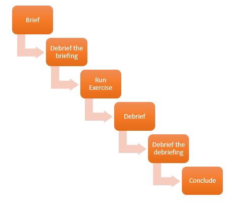 Process of the Debriefing session